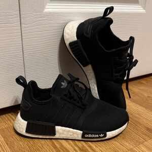 Adidas Kids Black and White Sneakers